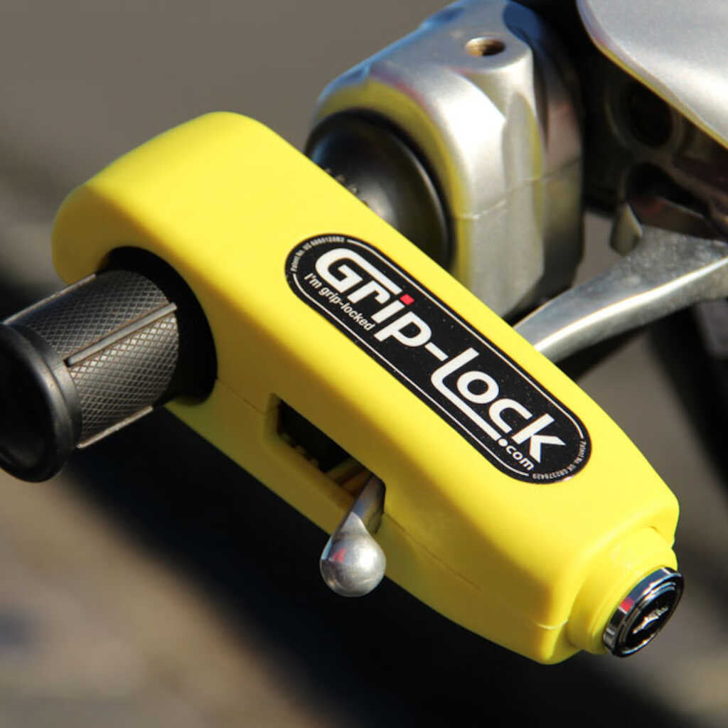 Grip Lock Handlebar Lock - Yellow